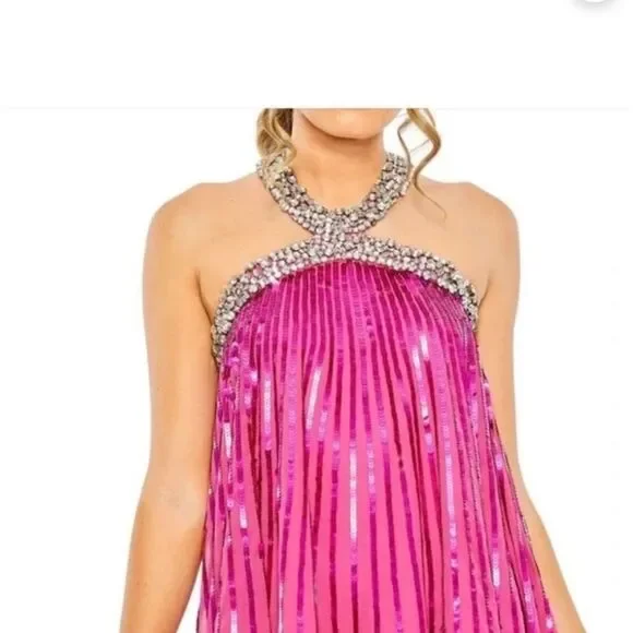 show me your mumu pink halter dress Jasmine Halter Maxi Dress ~ Black Luxe Satin S